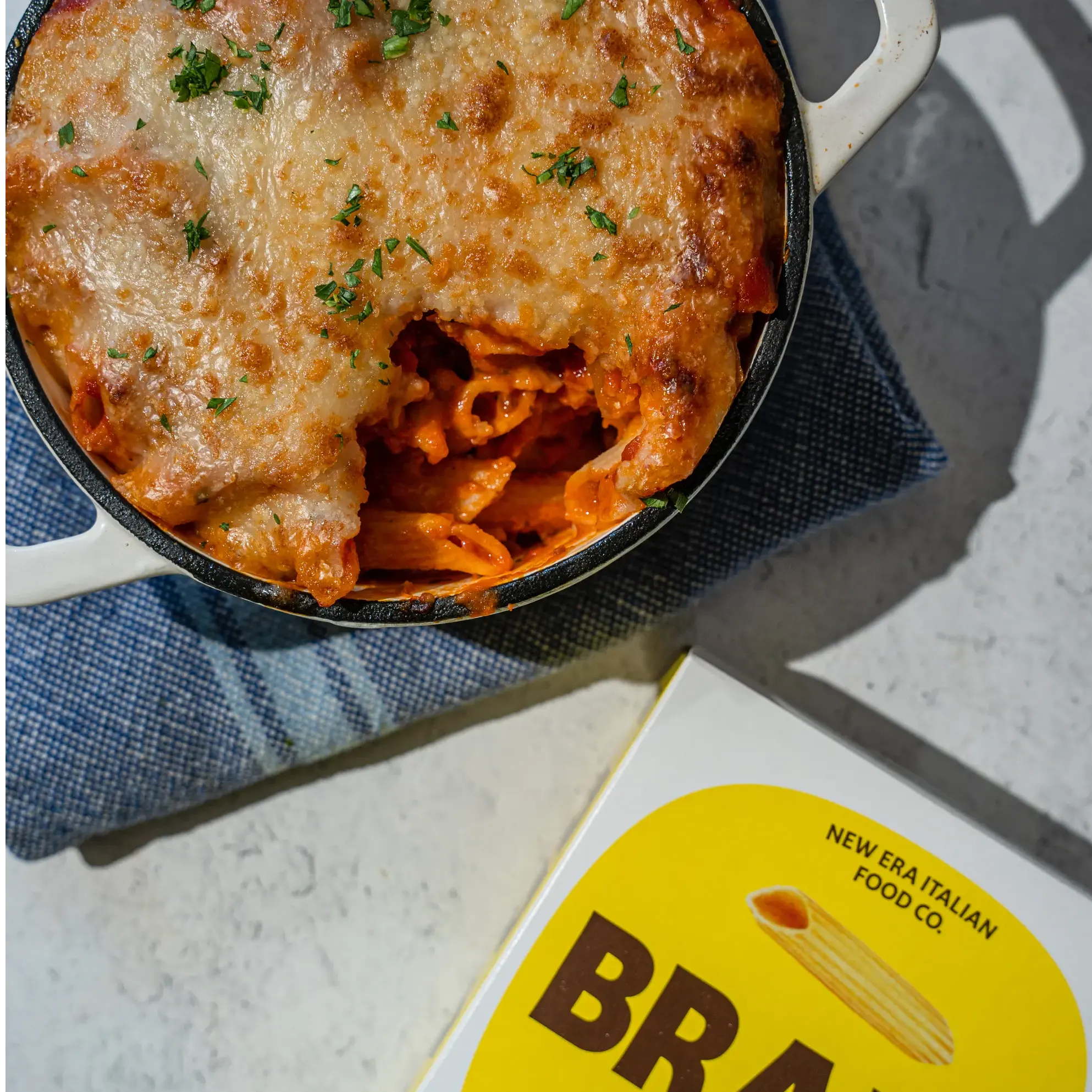 CHEESY PASTA BAKE