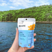 Brami lupini beans snack on a lake