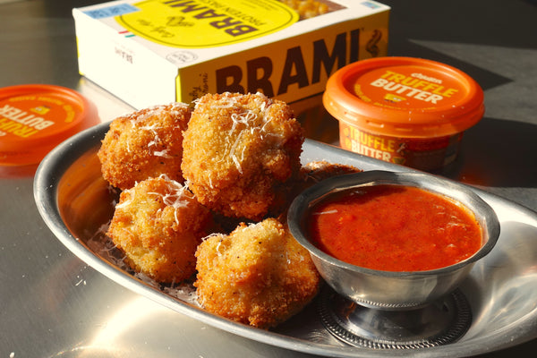 Truffle Butter Mac and Cheese Bites